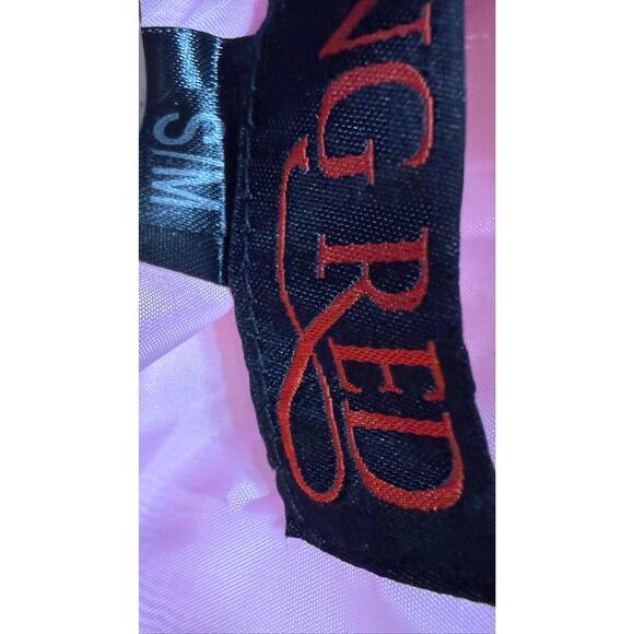 Seeing Red Girls Plush Faux Fur Long Sleeve Open Front Jacket Pink Small Medium - Picture 8 of 9